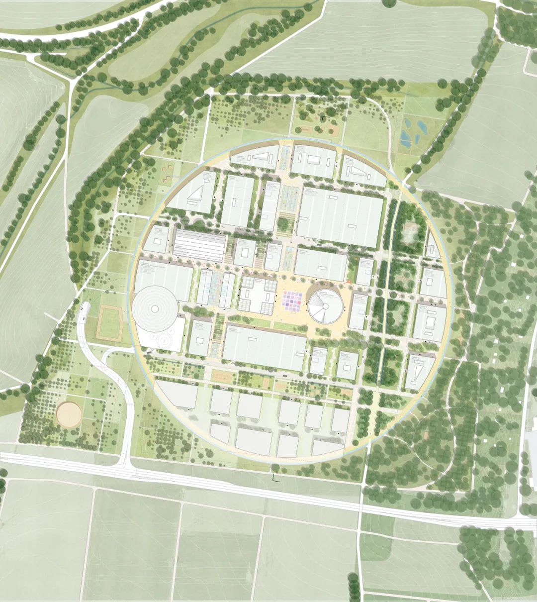 MVRDV 揭晓德国海尔布隆人工智能创新园设计竞赛中标方案