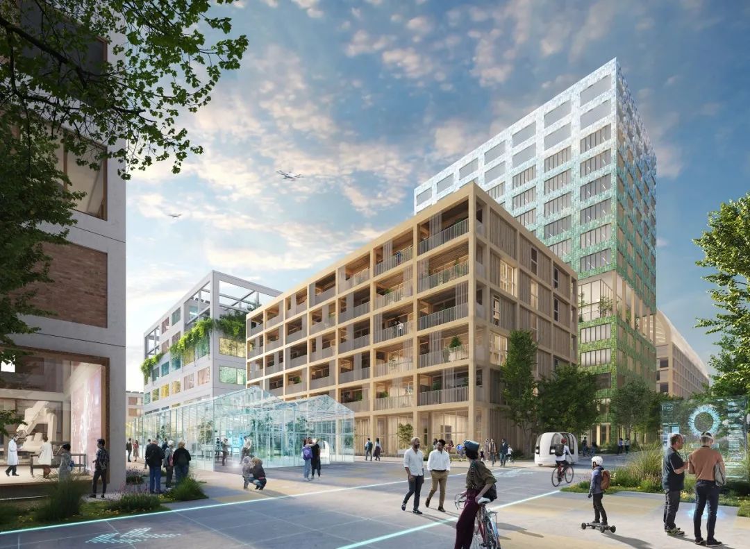 MVRDV 揭晓德国海尔布隆人工智能创新园设计竞赛中标方案