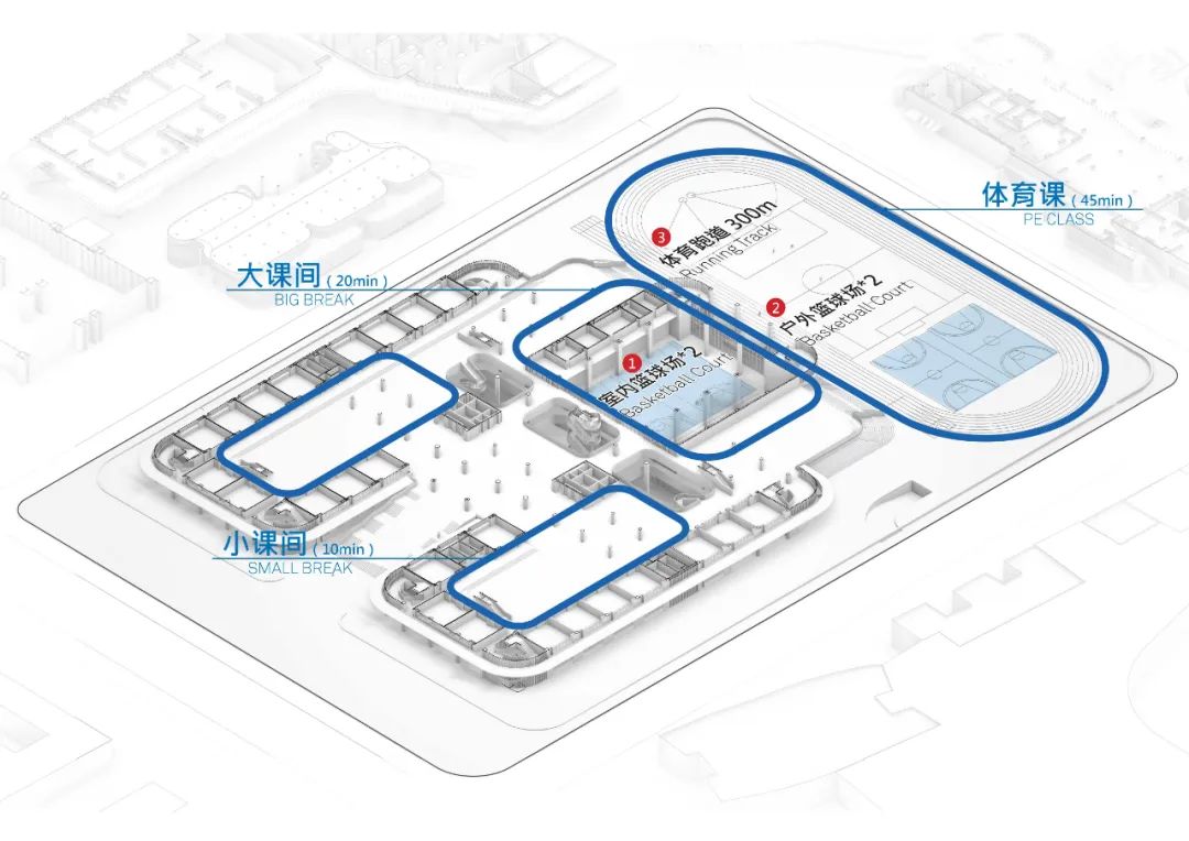 Aedas新作 | 深圳福田区红岭红树林校区，多环互联的绿色校园