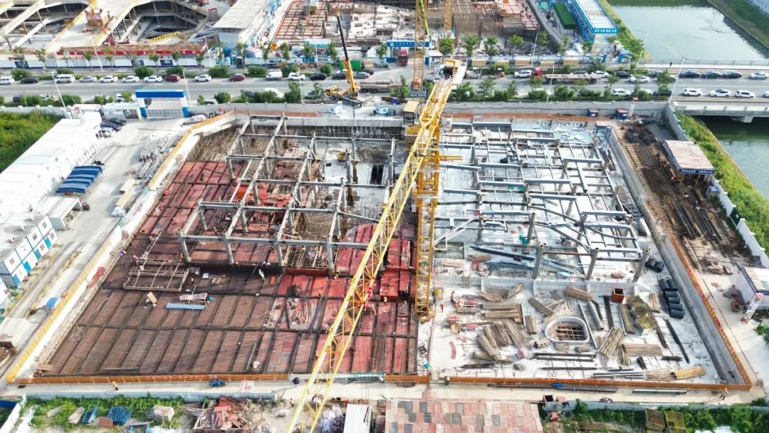 MVRDV设计的「兰桂骐中国技术研发中心暨兰桂骐企业总部基地」施工已达到地面高度