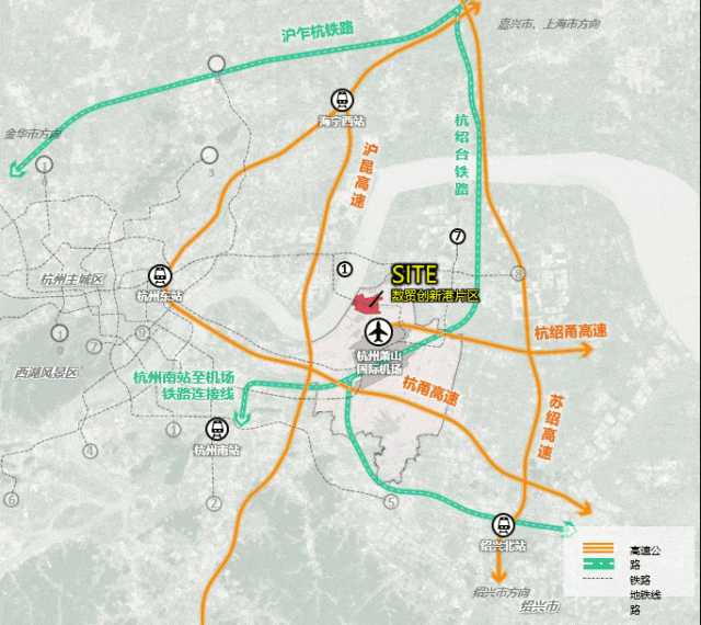 Aedas联合体获杭州全球数字贸易创新港概念性规划及重点地块建筑概念设计竞赛第一名