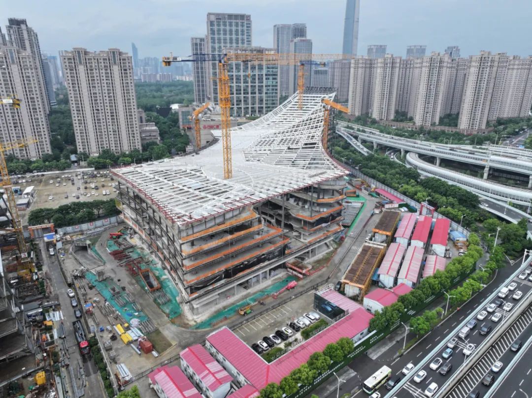 武汉图书馆新馆主体结构基本完工