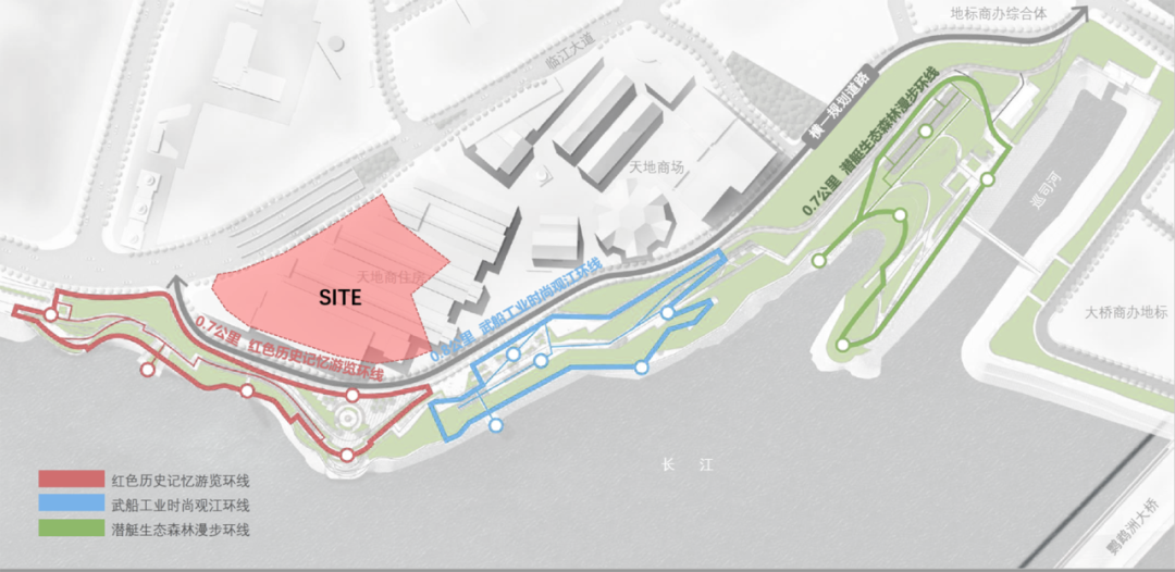 文化锚点的公共性重构：武汉长江天地和集与滨江公园更新 / 正象设计