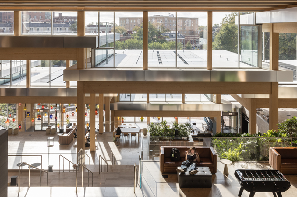 彭博学生中心：霍普金斯大学打造&lsquo;森林村落&rsquo;式学生生活中心