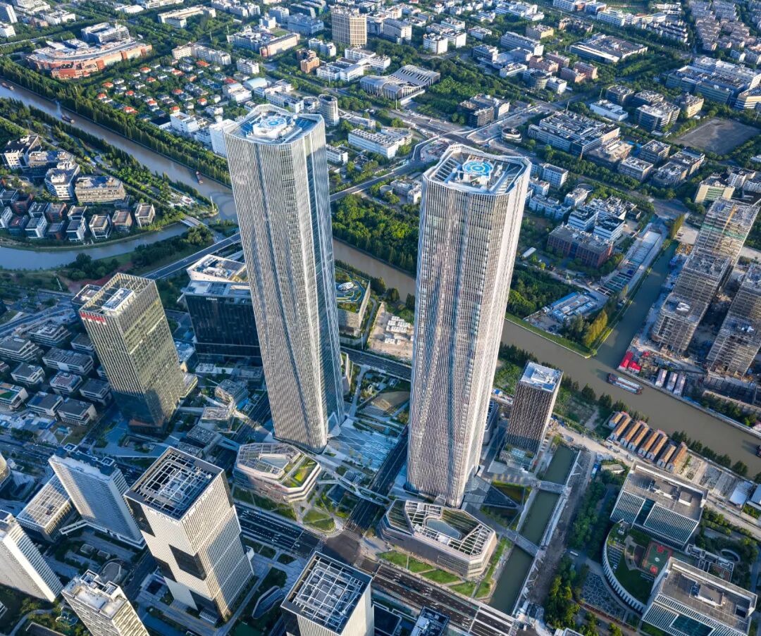 张江科学之门双塔：以前瞻设计打造城市的创新引擎