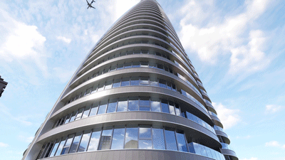 Aedas新作 | 桃园NFC环球经贸中心，山水赋形地标新生