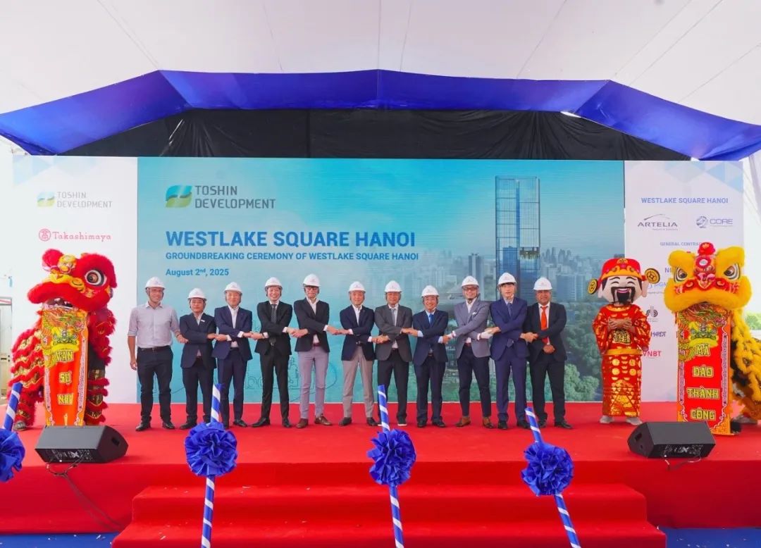 新作 | 越南河内西湖广场项目破土动工！