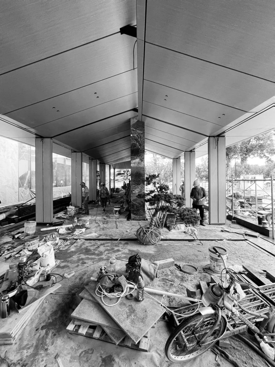 「青绿美学」的建造表达 | 杭州湖颂丹青府【致逸现场】