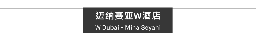 Aedas新作 | 迪拜奢华度假圣地迈纳赛亚W酒店