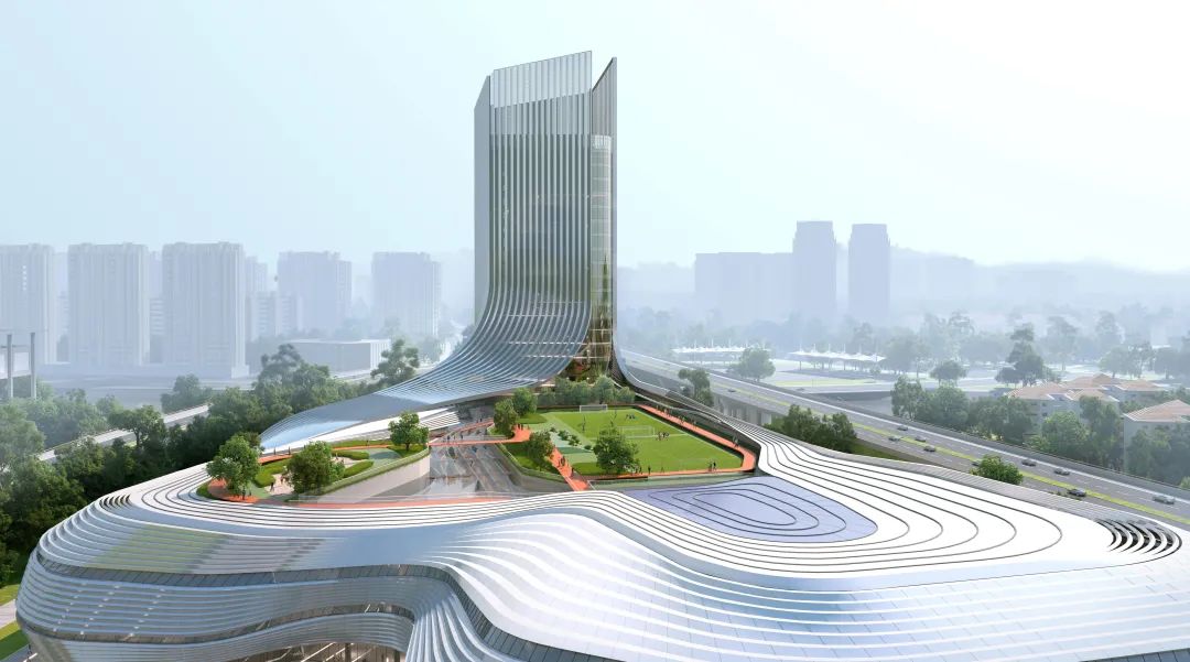 line+NEWS | line+体育综合地标「新昌小球中心」设计方案揭晓，即将动工