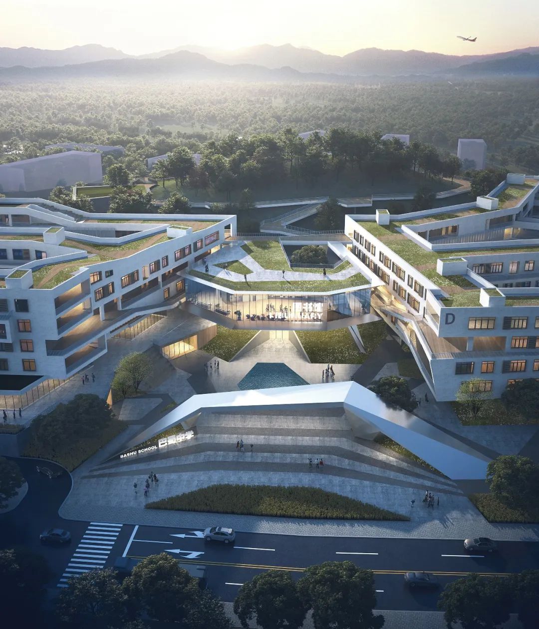 西筑设计 I 三峡巴蜀中学：建筑与大地的和谐协奏