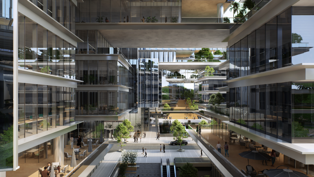 Aedas &华艺设计中标项目 | 深圳河套深港科技创新合作区国际协同创新区N-01 N-03地块，科技人文与自然的桥梁