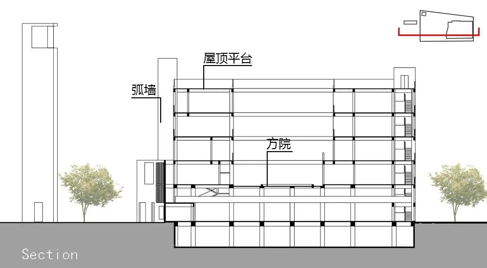 “内院式消防站”的布局，简洁现代的立面——深圳市公安消防支队松坪山消防站设计