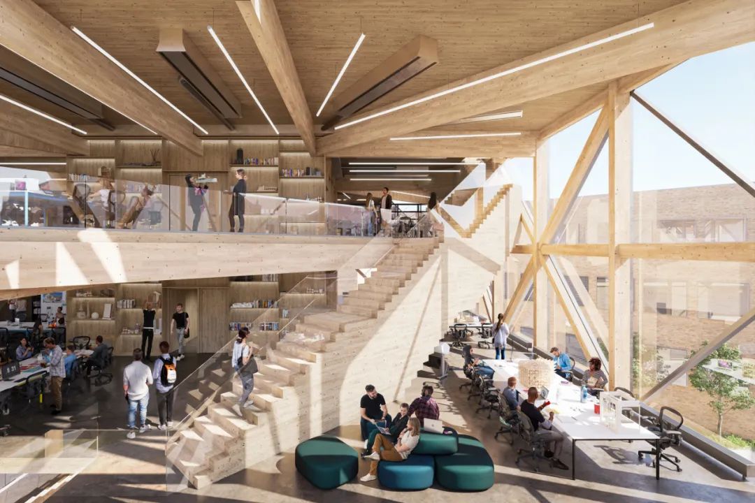 BIG与堪萨斯大学建筑与设计学院联手打造大型木建筑“MAKERS’ KUbe”
