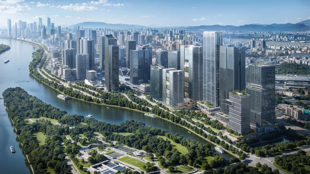Aedas新作 | 广州滨江总部综合体，未来智造产业的孵化器