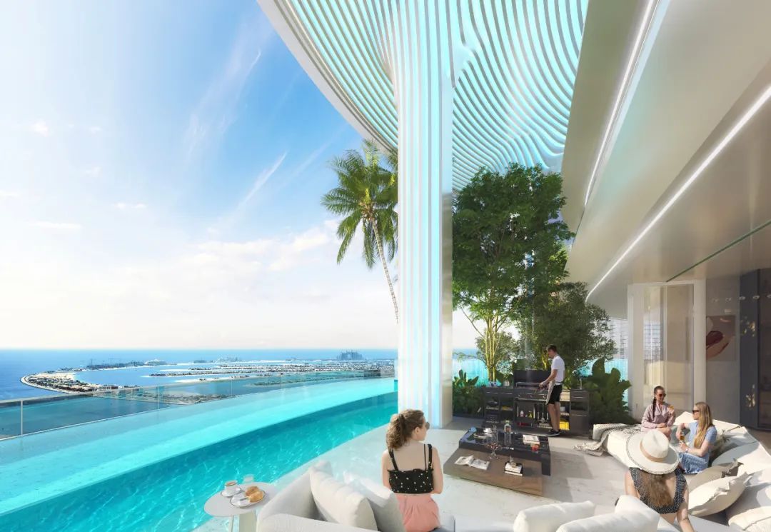 Gensler新作品：DAMAC CASA 迪拜垂直绿洲，重构城市奢华新境
