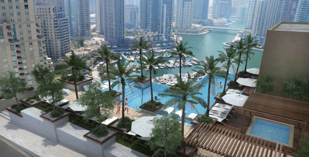 Aedas新作 | Marina Gate住宅项目，迪拜奢华水岸生活