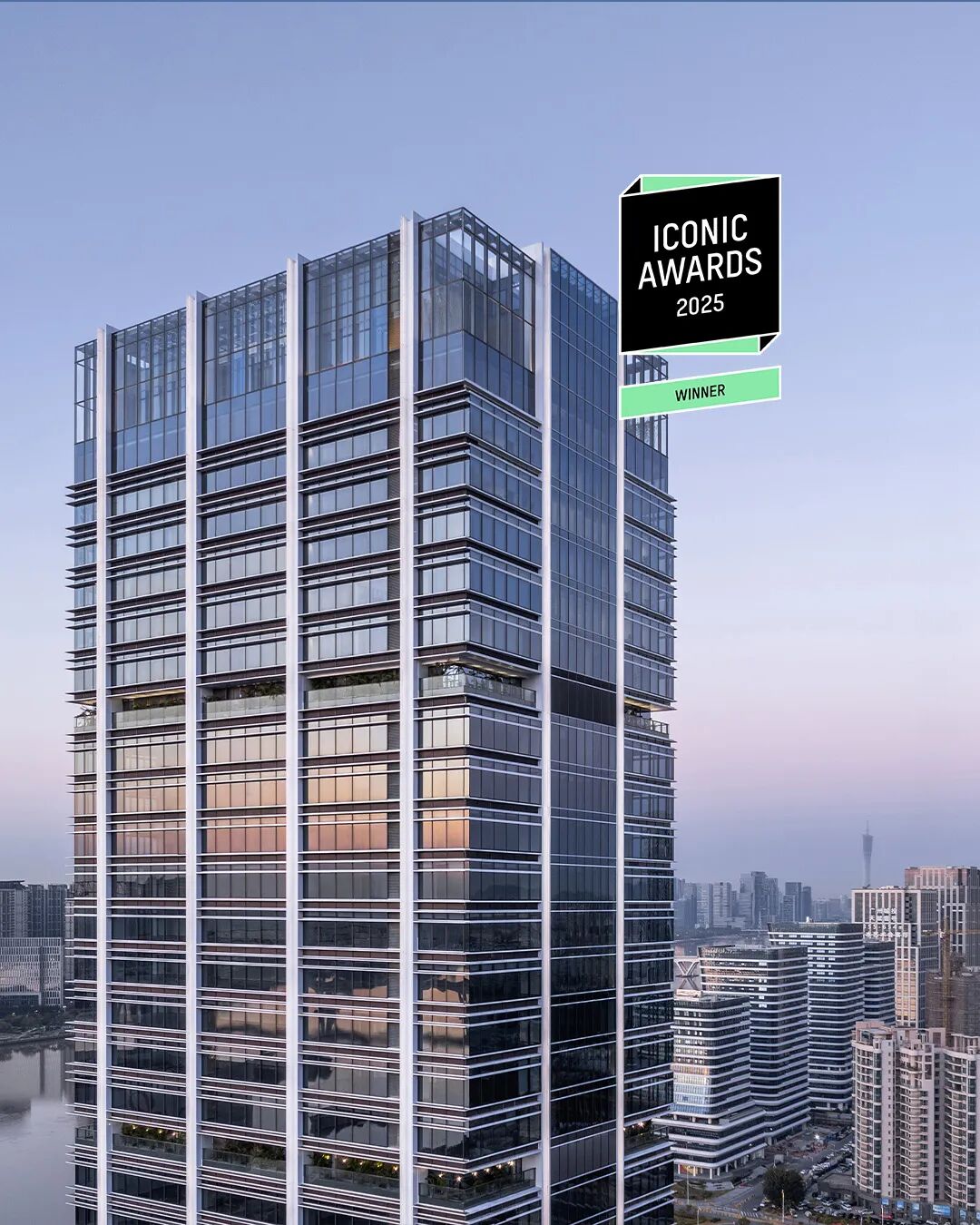 gmp新闻 | 中建四局科创大厦与京印国际中心荣获「德国2025年Iconic Awards标志性建筑奖」