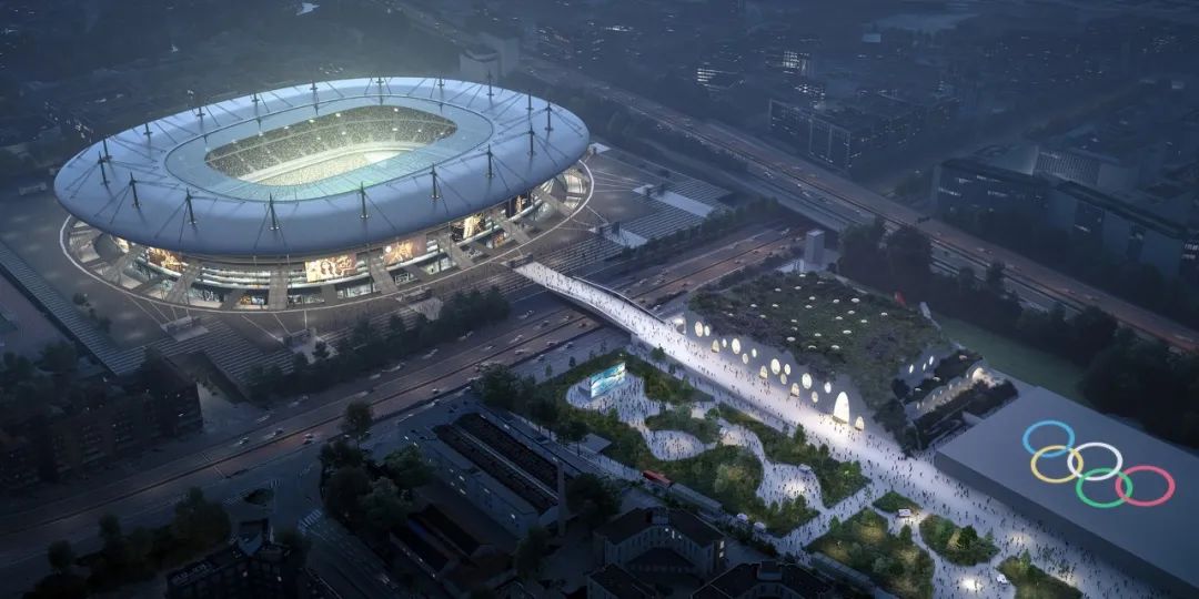 2024巴黎奥运会水上中心，城市绿肺，绿色植被，可持续发展