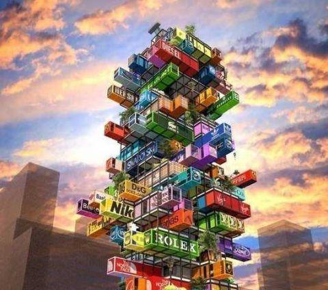 建筑，创意，特洛伊木马酒店