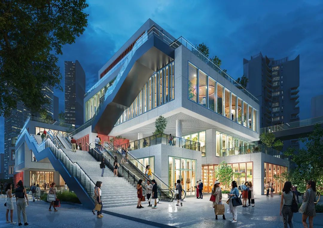 MVRDV 在成都麓湖打造「漫汀 Creek」，用户外空间定义全新购物体验