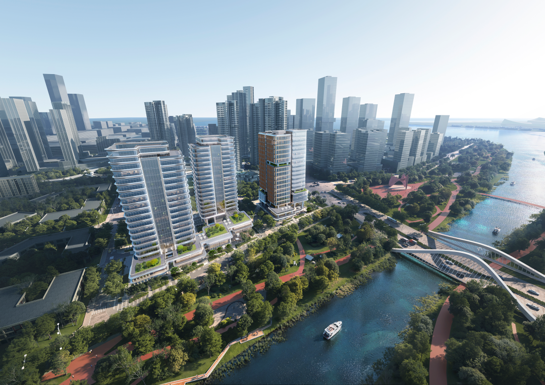 Aedas新作 | 基于岭南地域气候进行适应性设计：深圳前海公园式办公项目