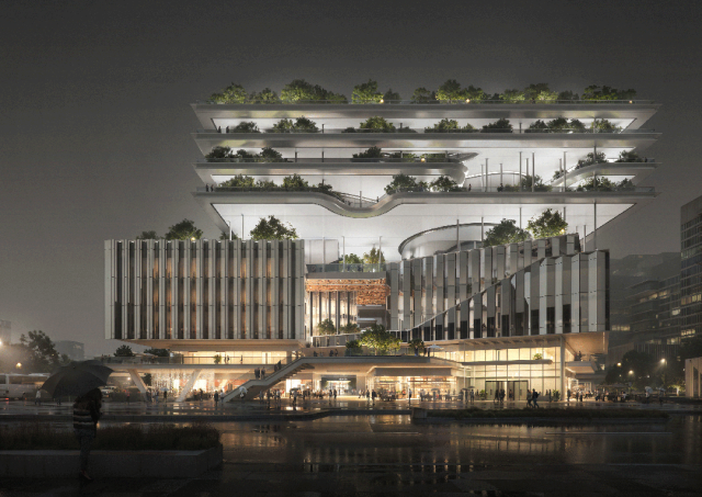 Aedas &华艺设计中标项目 | 深圳河套深港科技创新合作区国际协同创新区N-01 N-03地块，科技人文与自然的桥梁