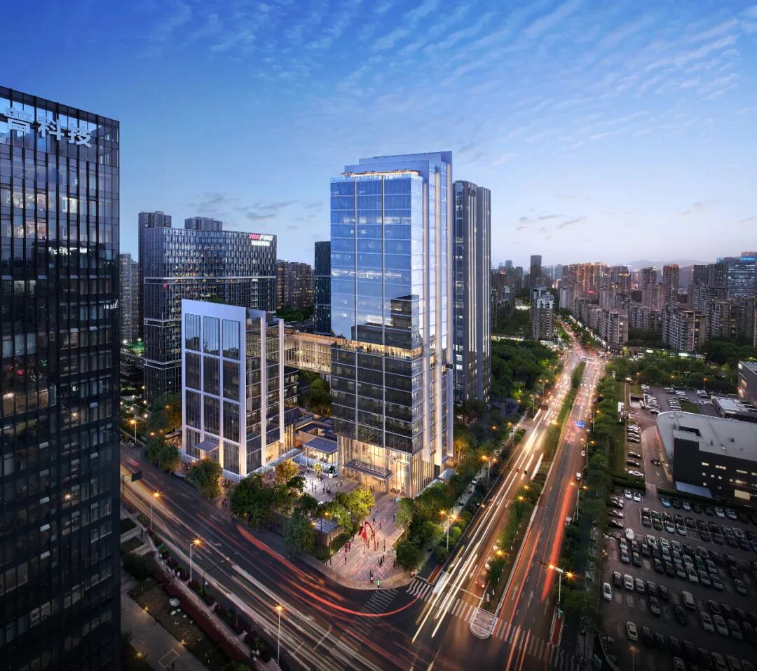 杭州滨江新地标，line+为联众智慧打造企业总部