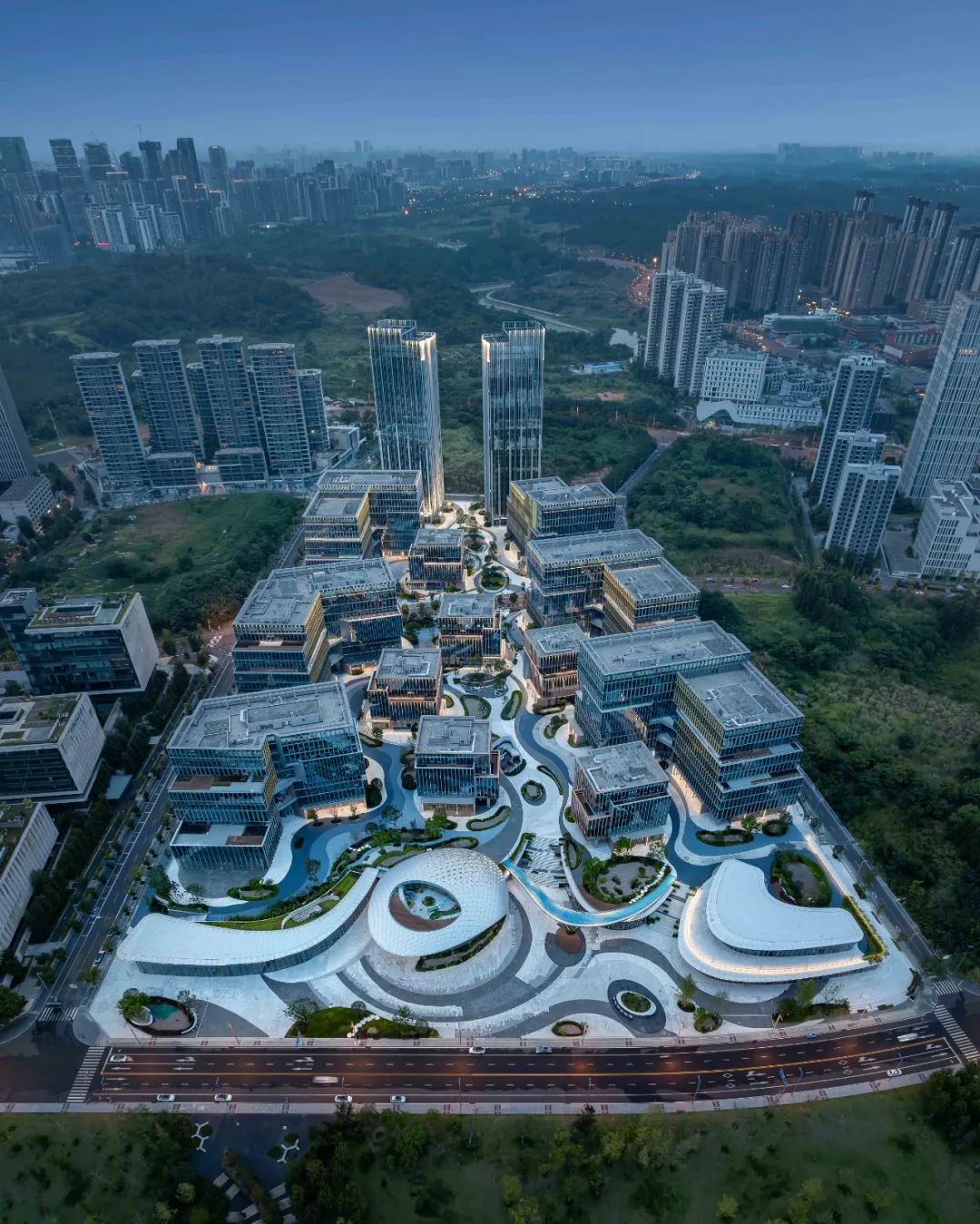 Aedas新作 | 成都天府智能港建成投运