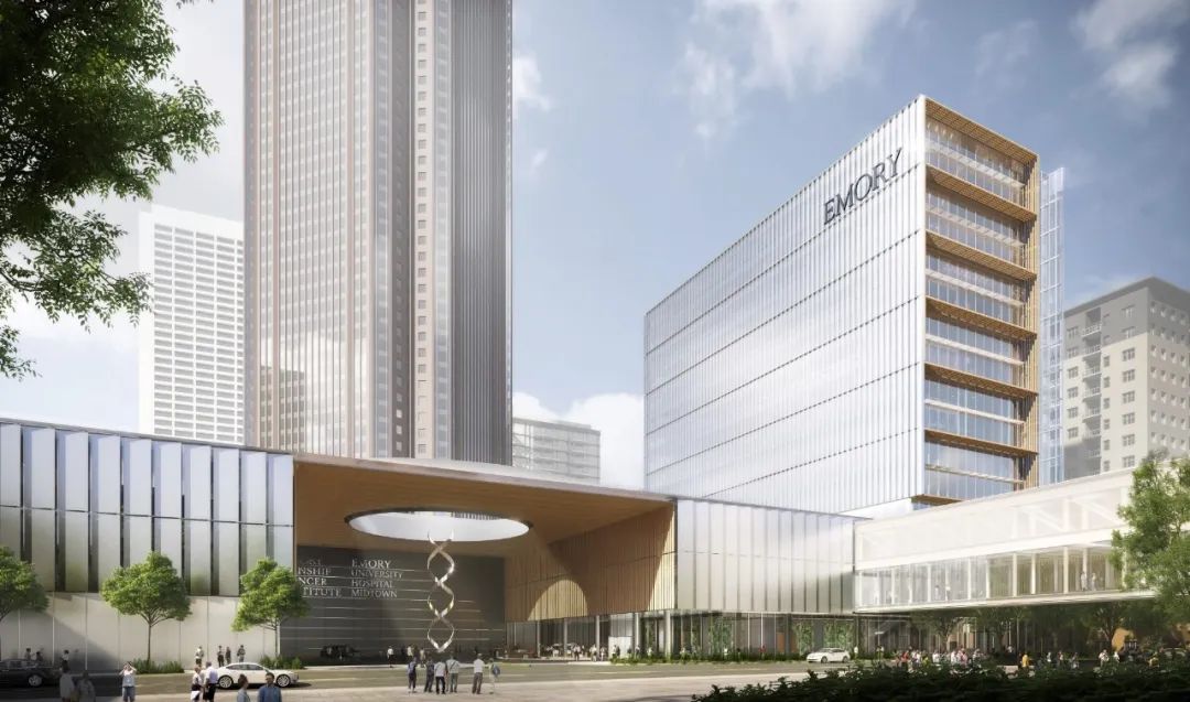 艾莫里医疗，医疗设施设计，亚特兰大，新型医院设计