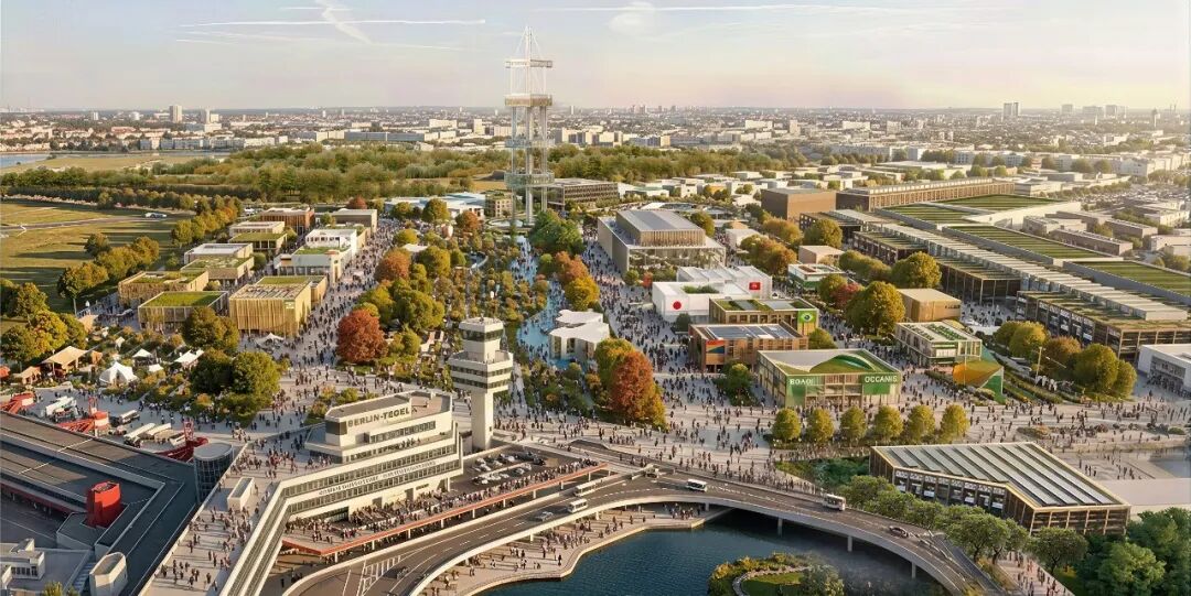gmp新闻 | 柏林泰格尔机场旧址作为2035年世博会潜在举办地——欧洲最大城市发展项目之一的初步构想