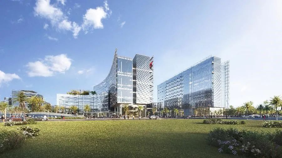 Aedas新作 | 海口江东新区生态新门户,Aedas中标陕煤国际产业中心项目