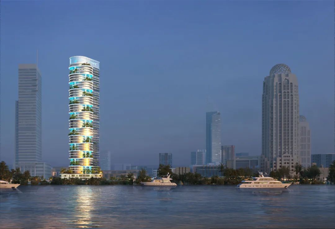 Gensler新作品：DAMAC CASA 迪拜垂直绿洲，重构城市奢华新境