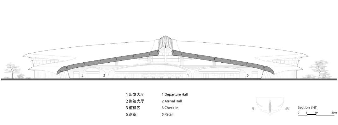 “山中飞鸟”：马岩松MAD发布浙江丽水机场设计