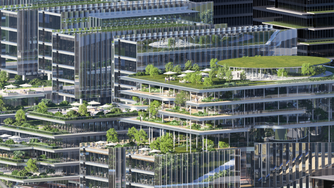 Aedas &华艺设计中标项目 | 深圳河套深港科技创新合作区国际协同创新区N-01 N-03地块，科技人文与自然的桥梁