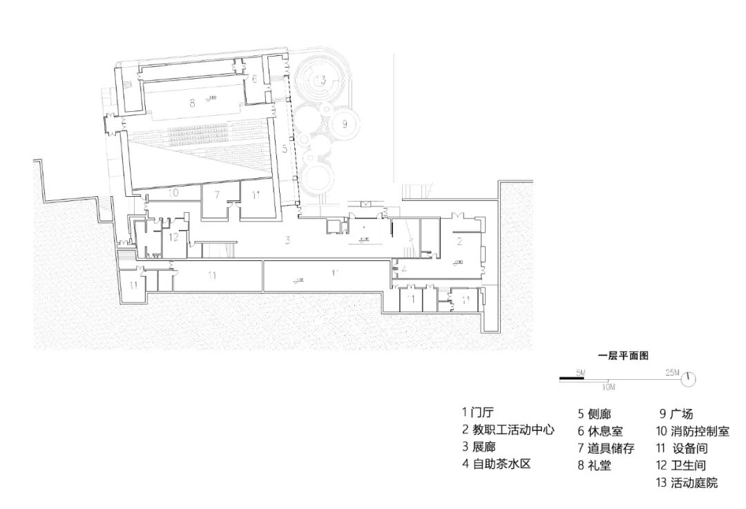 新作丨洛扎县中学多功能艺术中心 - 光之峡谷 / 肖诚-深圳华汇