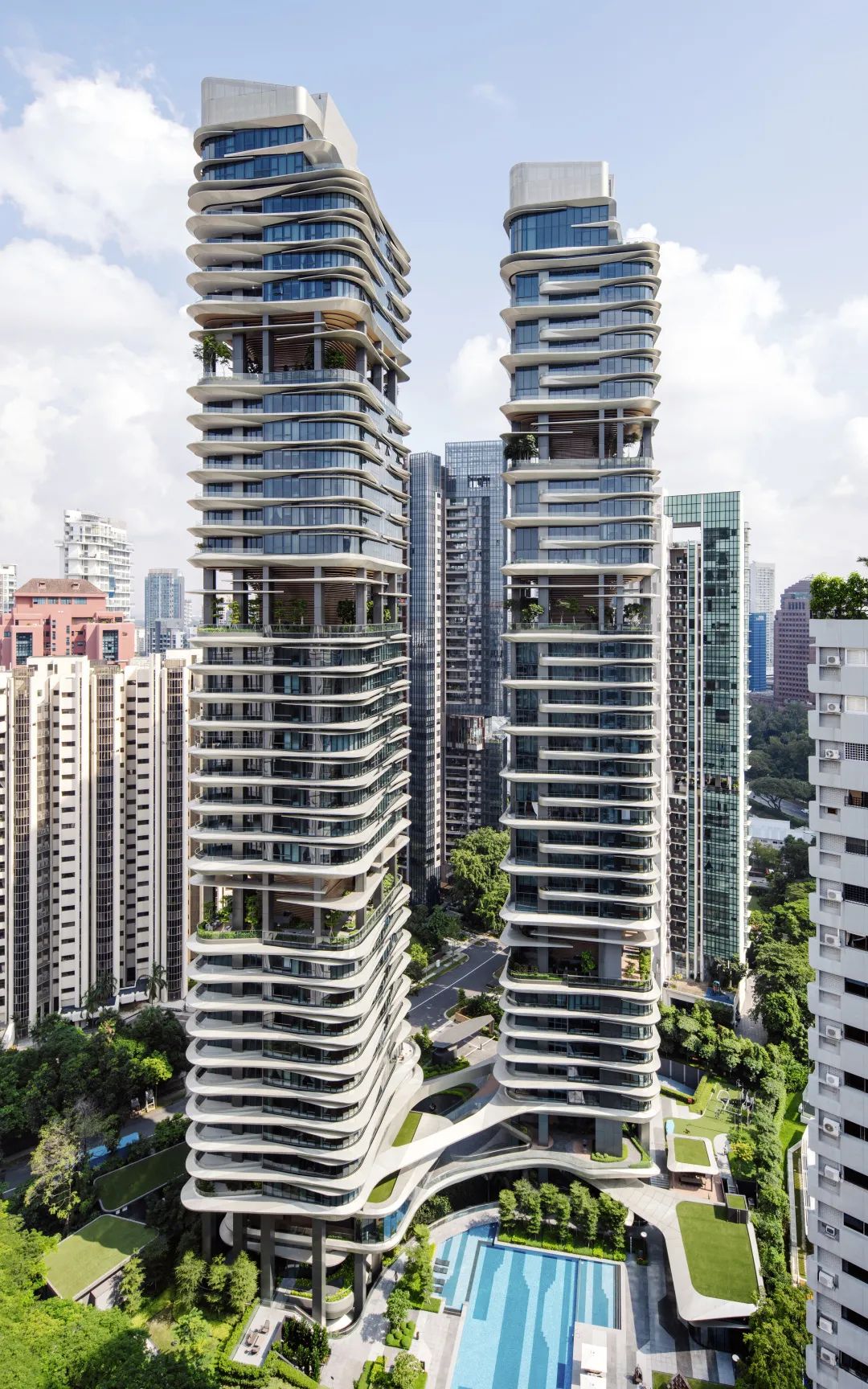 新加坡银峰公寓项目获ULI亚太区杰出奖_的设计