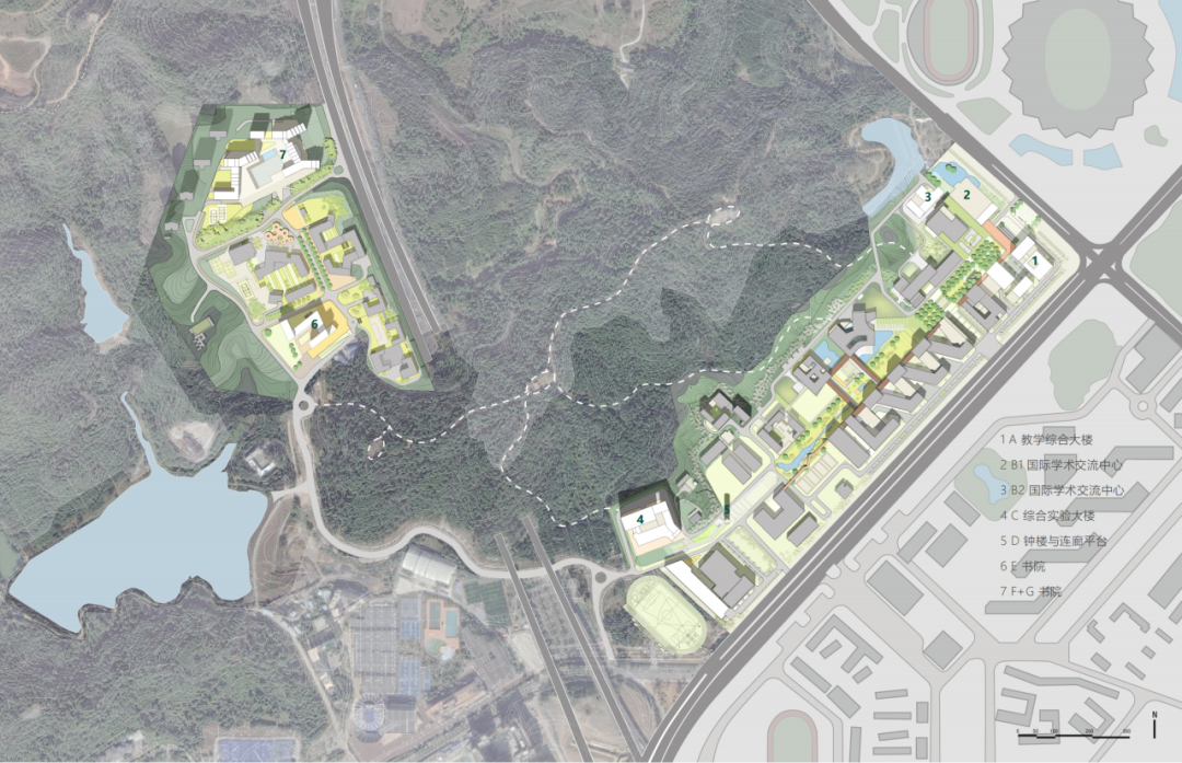 香港中文大学（深圳）二期丨山水林间，在地生长