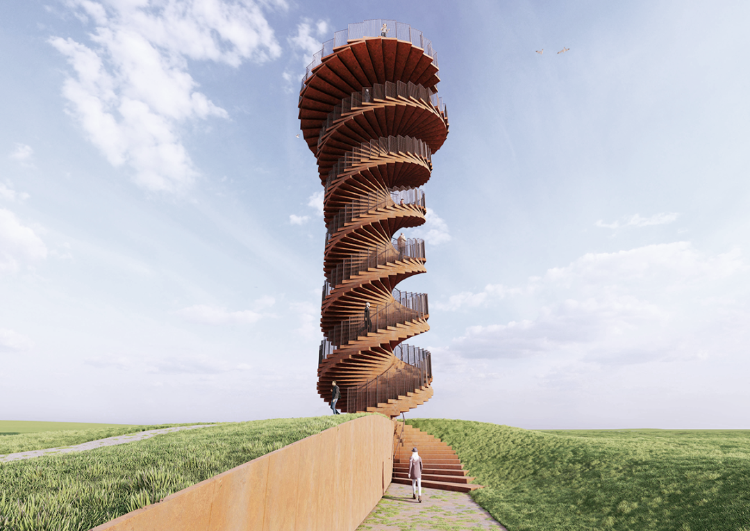 Big新作 双螺旋瞭望塔 建筑档案