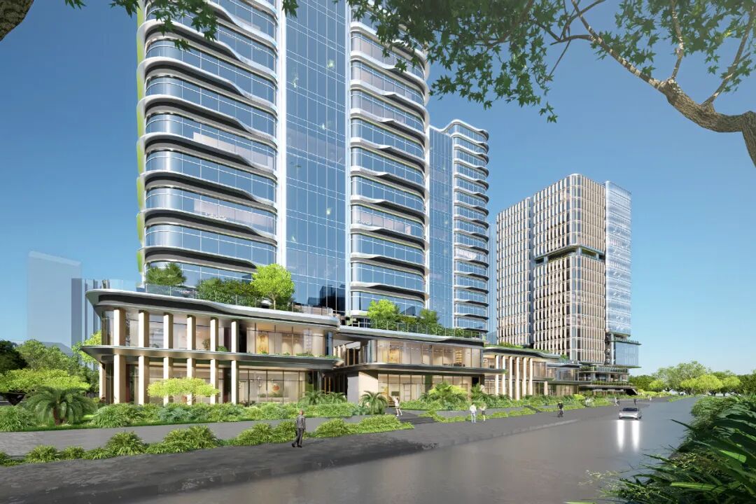 Aedas新作 | 基于岭南地域气候进行适应性设计：深圳前海公园式办公项目