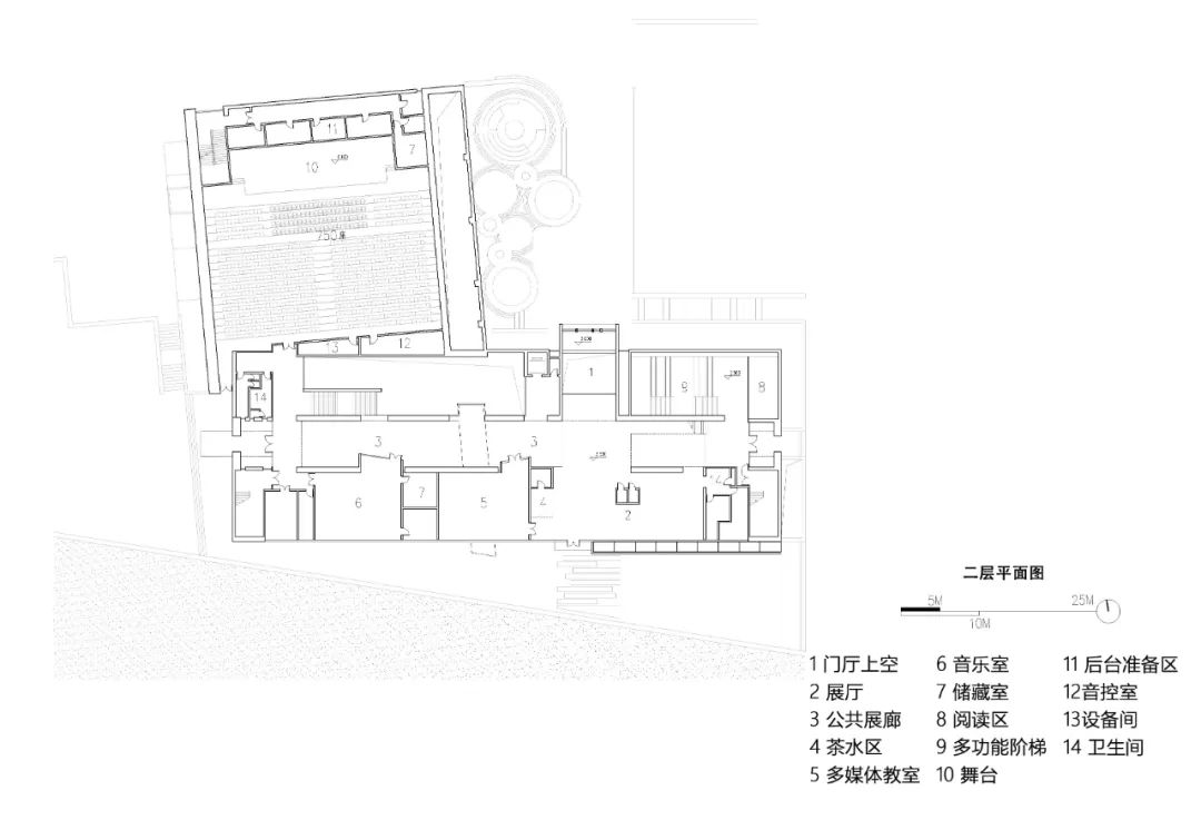 新作丨洛扎县中学多功能艺术中心 - 光之峡谷 / 肖诚-深圳华汇