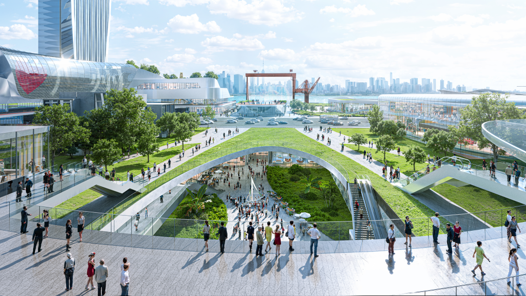 Aedas新作 | 广州滨江天地城市设计:珠江岸线工业滨水复兴