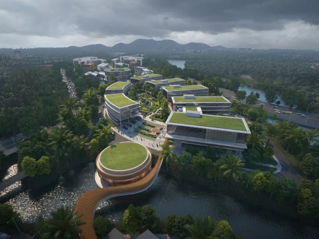 Aedas新作 | 北师香港浸会大学二期校园，钟灵毓秀，碧水绕亭
