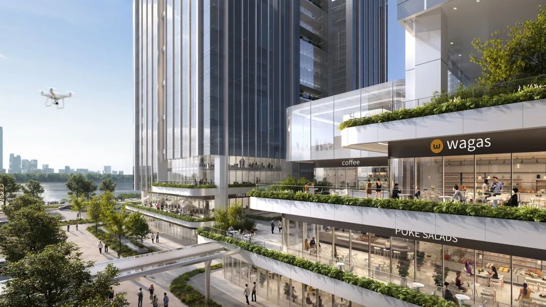 Aedas新作 | 广州滨江总部综合体，未来智造产业的孵化器