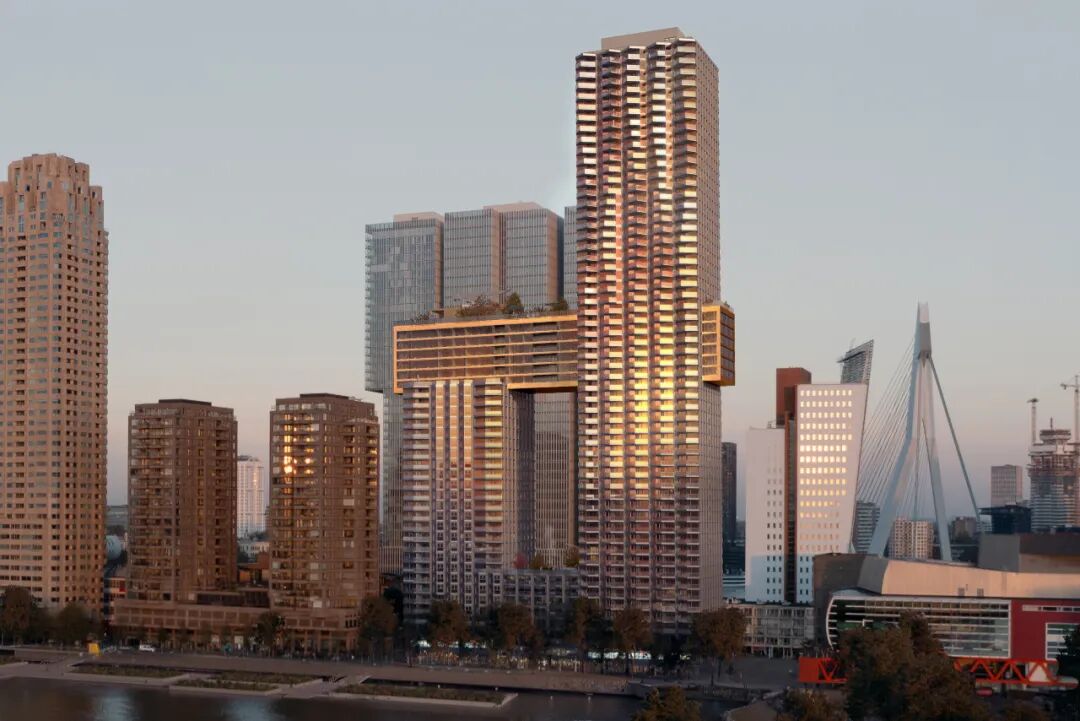「萨克斯」高层住宅破土动工，MVRDV 为鹿特丹城市天际线再添新地标
