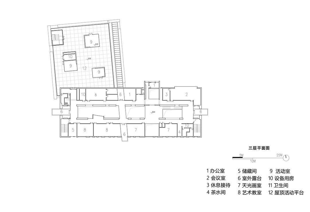 深圳华汇新作：洛扎县中学多功能艺术中心，光之峡谷