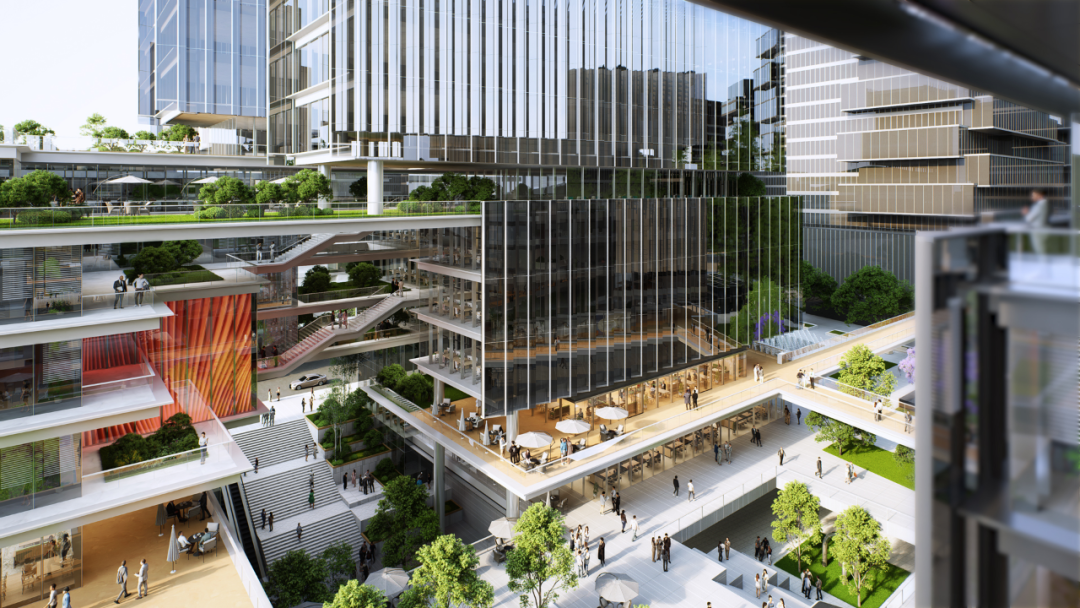 Aedas &华艺设计中标项目 | 深圳河套深港科技创新合作区国际协同创新区N-01 N-03地块，科技人文与自然的桥梁