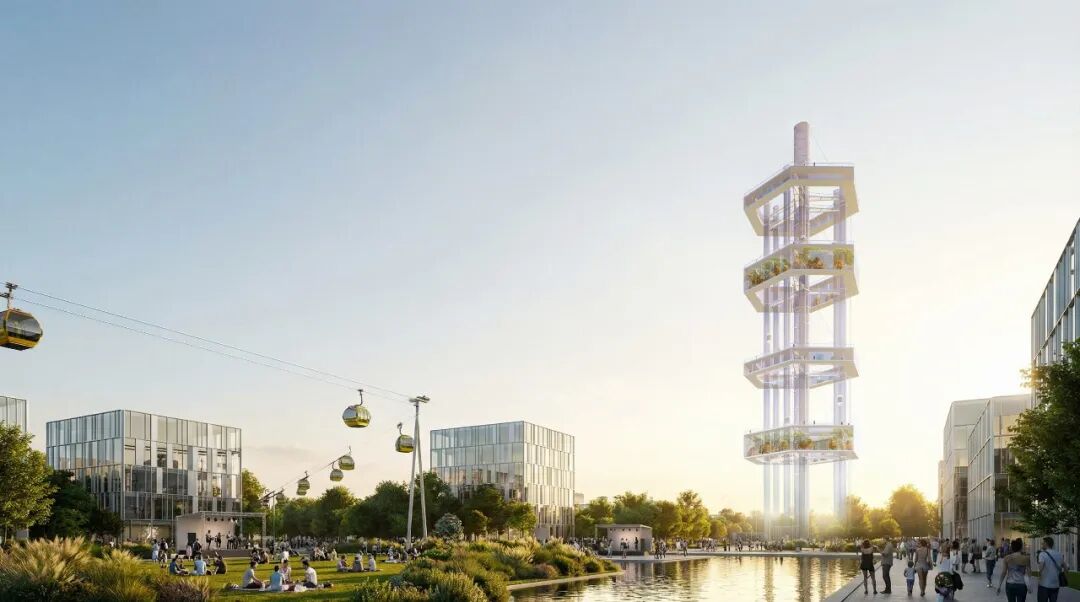 gmp新闻 | 柏林泰格尔机场旧址作为2035年世博会潜在举办地——欧洲最大城市发展项目之一的初步构想