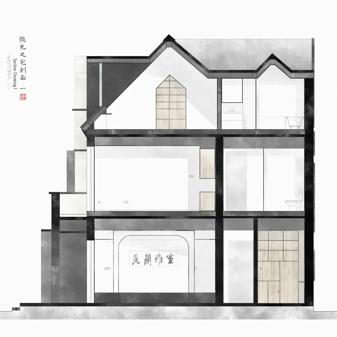 上海市中心200m²老房改造：微光之宅