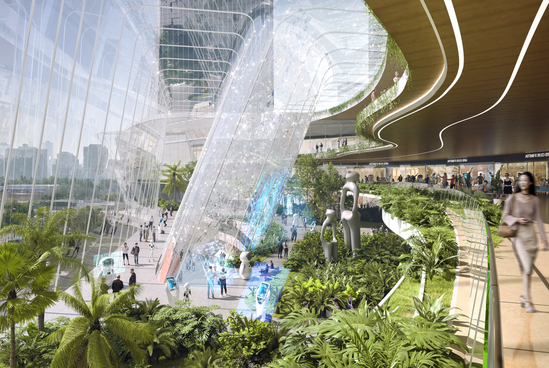 Aedas新作 | 广州滨江天地城市设计:珠江岸线工业滨水复兴